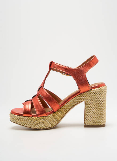 Sandale/Pantofi decupați portocaliu ADIGE femeie