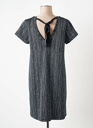 Rochie midi mâneci scurte mâneci scurte negru LA FEE MARABOUTEE femeie
