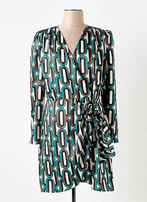 Rochie scurtă verde MORGAN femeie