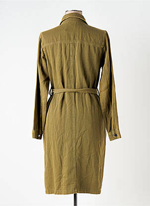 Rochie midi mâneci lungi mâneci lungi verde KAFFE femeie