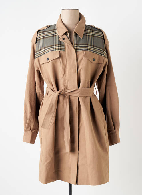 Trench maro KAFFE femeie