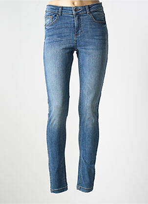 Blugi cu croială slim albastru B.YOUNG femeie