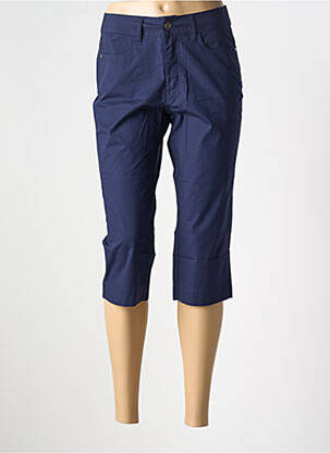 Pantalon trei sferturi elasticitate albastru JENSEN femeie