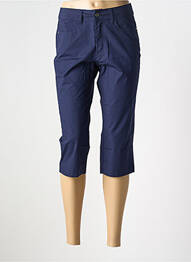 Pantalon trei sferturi elasticitate albastru JENSEN femme