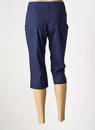 Pantalon trei sferturi elasticitate albastru JENSEN femeie