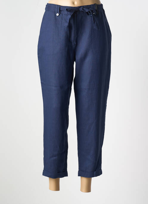 Pantalon trei sferturi albastru JULIE GUERLANDE femeie