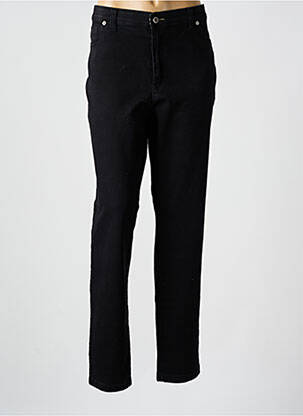 Pantalon slim talie elastică mărime normală negru WALTRON femeie