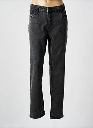 Pantalon slim țesătură poplin mărime normală gri JENSEN femeie