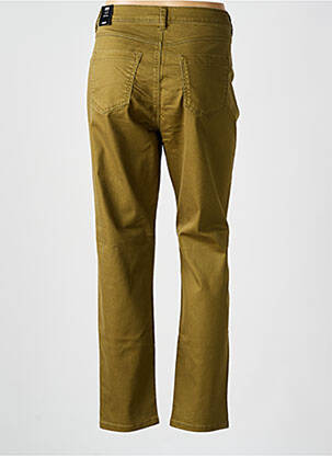 Pantalon slim țesătură poplin mărime normală verde JENSEN femeie