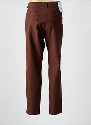 Pantalon drept elasticitate mărime normală maro EAST DRIVE femeie