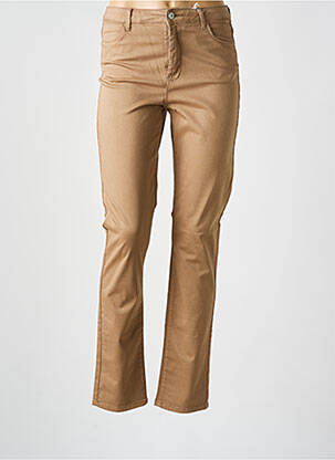 Pantalon slim maro KANOPE femeie