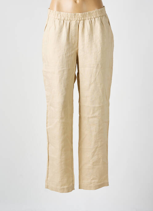 Pantalon larg bej COPENHAGEN femeie