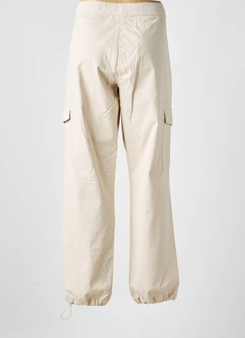 Pantalon cargo talie elastică mărime normală bej COPENHAGEN femme
