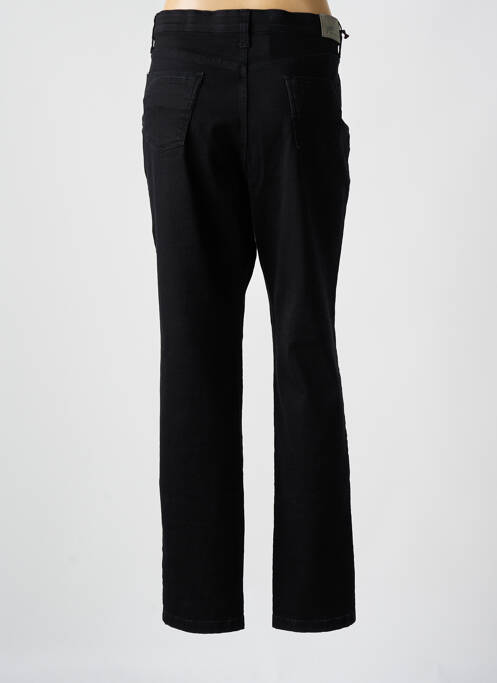 Pantalon slim talie elastică mărime normală negru WALTRON femme