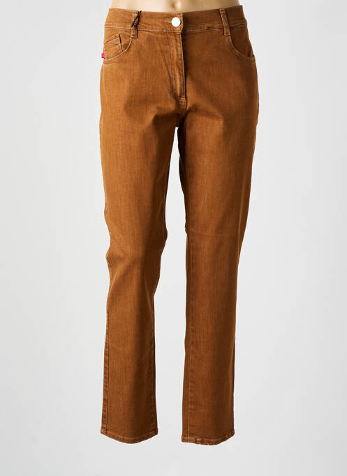 Pantalon slim maro EAST DRIVE femeie