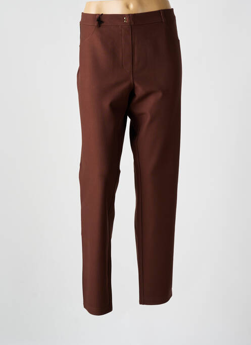 Pantalon drept maro EAST DRIVE femeie