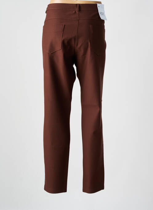 Pantalon drept maro EAST DRIVE femeie