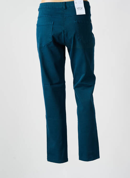 Pantalon slim albastru EAST DRIVE femeie