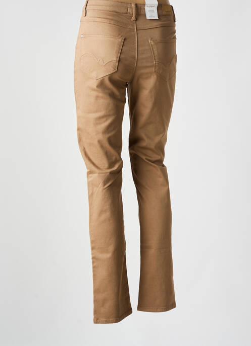 Pantalon slim maro KANOPE femeie