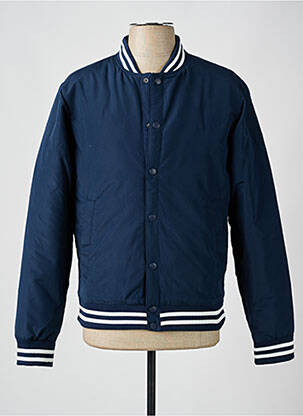 Geacă matlasată buzunare fără glugă albastru JACK & JONES bărbat