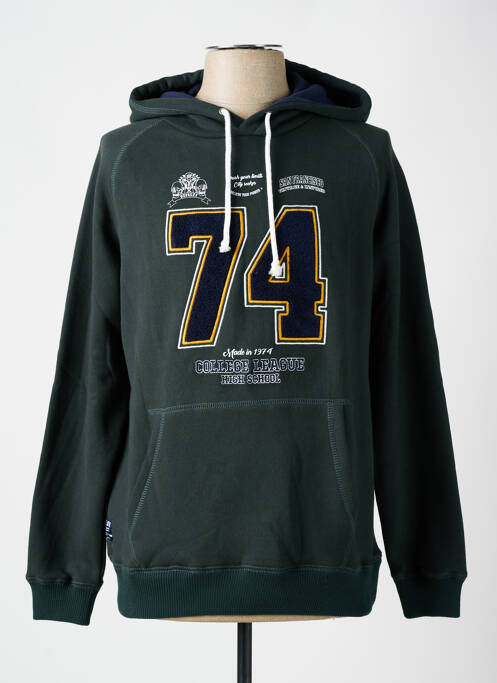 Hanorac cu glugă verde DEELUXE bărbat