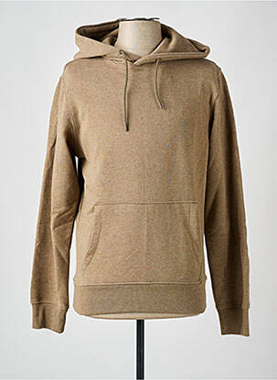 Hanorac cu glugă maro JACK & JONES bărbat