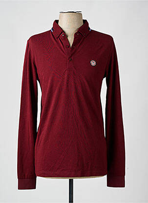 Polo roșu BENSON & CHERRY bărbat