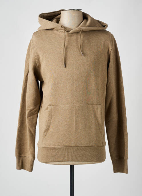 Hanorac cu glugă maro JACK & JONES bărbat