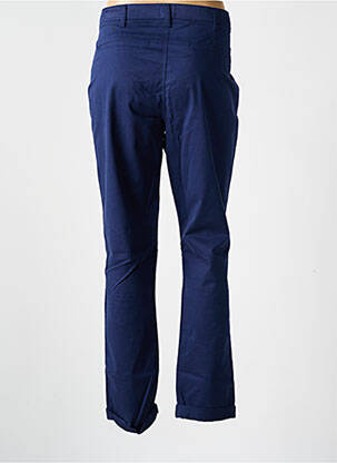 Pantalon chino țesătură poplin mărime normală albastru C'EST BEAU LA VIE femeie