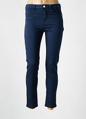 Blugi cu croială slim albastru C'EST BEAU LA VIE femeie