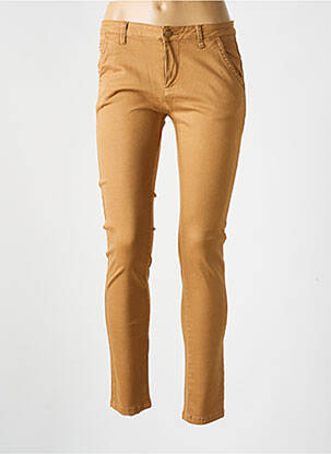 Pantalon chino talie joasă talie joasă bej CHATTAWAK femeie