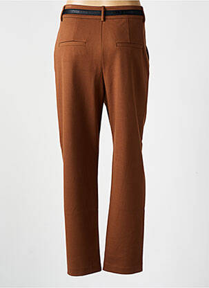 Pantalon chino buzunare talie înaltă maro I.CODE (By IKKS) femeie
