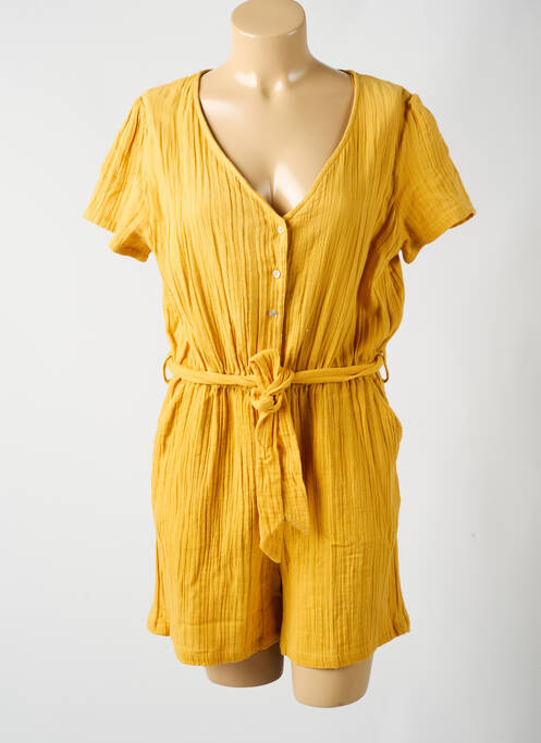 Salopetă scurtă galben C'EST BEAU LA VIE femeie