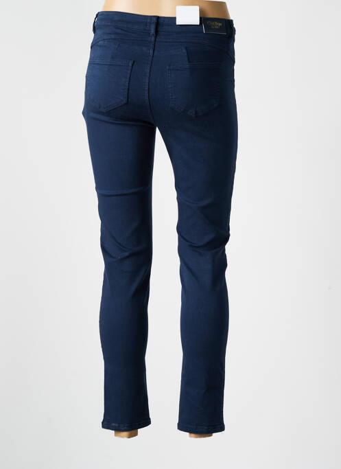 Blugi cu croială slim albastru C'EST BEAU LA VIE femeie