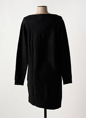 Rochie pulover strânsă pe partea de jos mâneci lungi negru LES P'TITES QUILLES DE TERRES SALINES femeie
