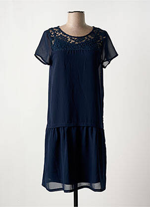 Rochie midi albastru BECKARO fată