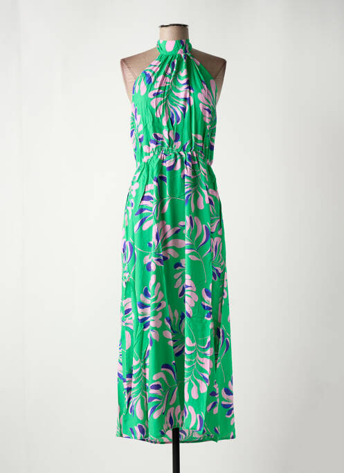 Rochie lungă verde GRACE & MILA femeie