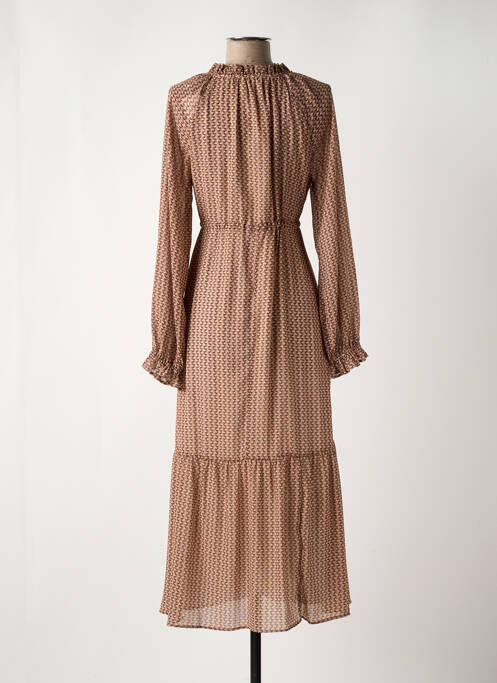 Rochie lungă maro C'EST BEAU LA VIE femeie