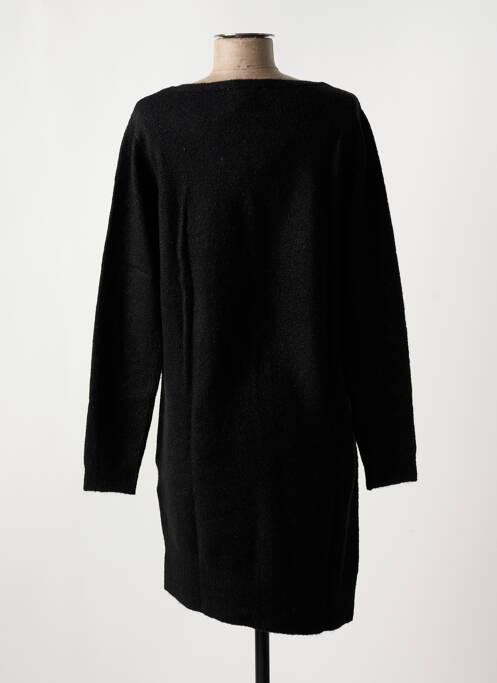 Rochie pulover guler în v mâneci lungi negru LES P'TITES QUILLES DE TERRES SALINES femme