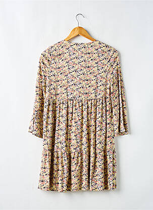 Rochie midi mâneci lungi galben GARCIA fată