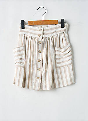 Fustă scurtă bej MAYORAL fată