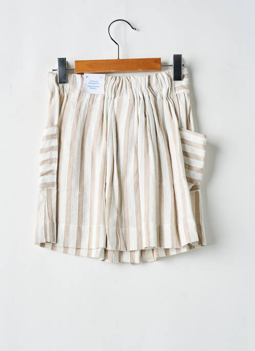 Fustă scurtă bej MAYORAL fată