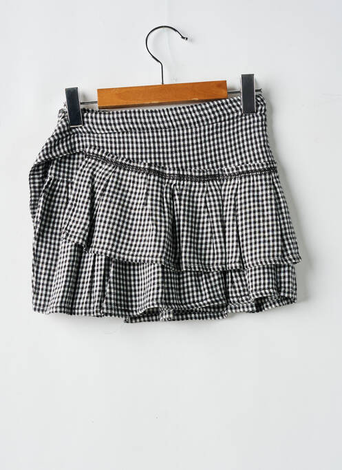 Fustă scurtă negru 3 POMMES fată