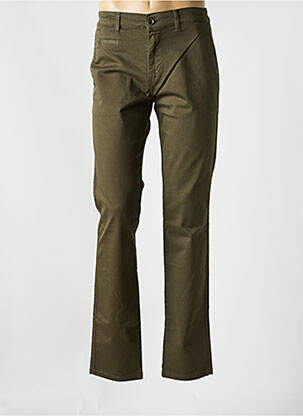 Pantalon chino elasticitate mărime normală verde YELLOW SKIN bărbat