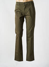 Pantalon chino elasticitate mărime normală verde YELLOW SKIN bărbat