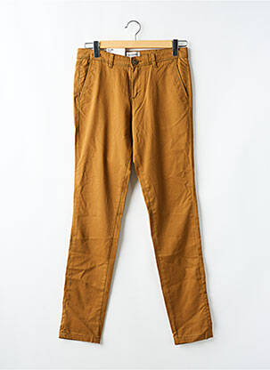 Pantalon chino elasticitate mărime normală maro JACK & JONES bărbat