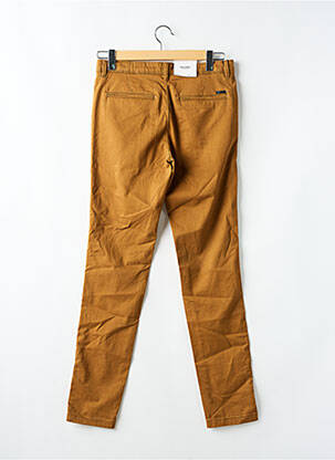 Pantalon chino elasticitate mărime normală maro JACK & JONES bărbat