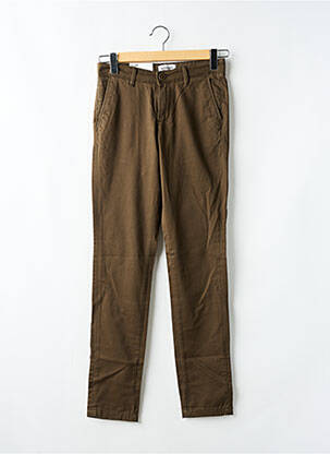 Pantalon chino elasticitate mărime normală verde JACK & JONES bărbat