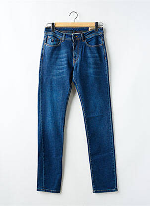 Blugi cu croială slim albastru LA SQUADRA bărbat