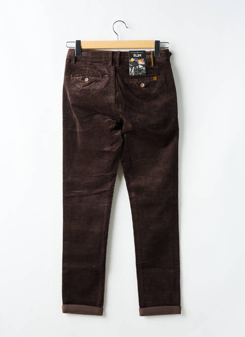 Pantalon slim maro BENSON & CHERRY bărbat